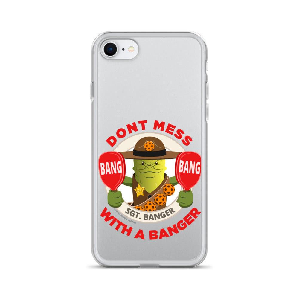 Pickleball iPhone® Case - "Don't Mess with a Banger" - DocDink.com
