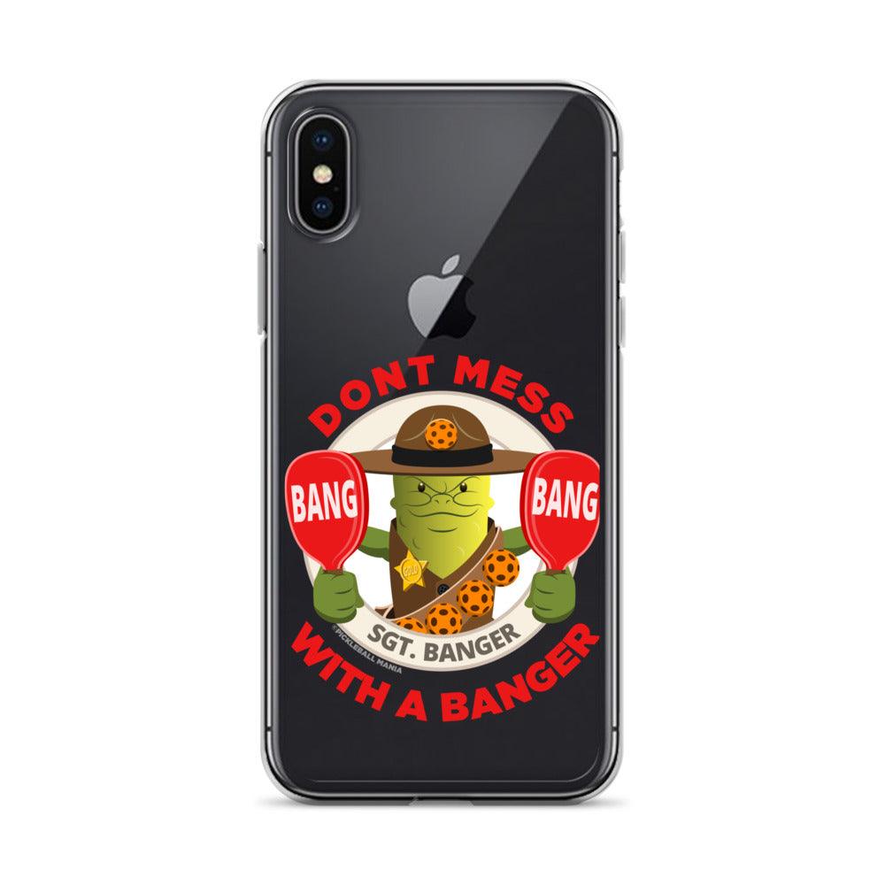 Pickleball iPhone® Case - "Don't Mess with a Banger" - DocDink.com