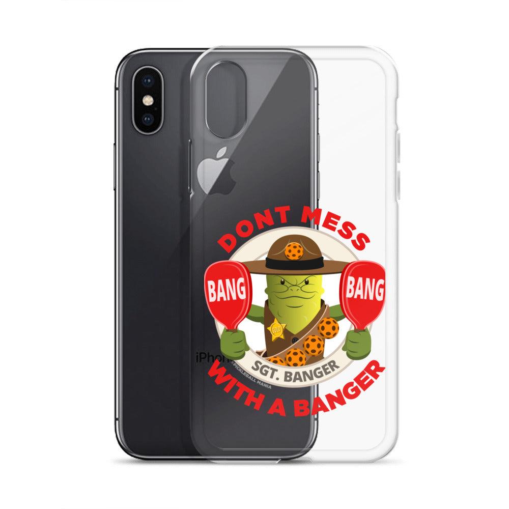 Pickleball iPhone® Case - "Don't Mess with a Banger" - DocDink.com