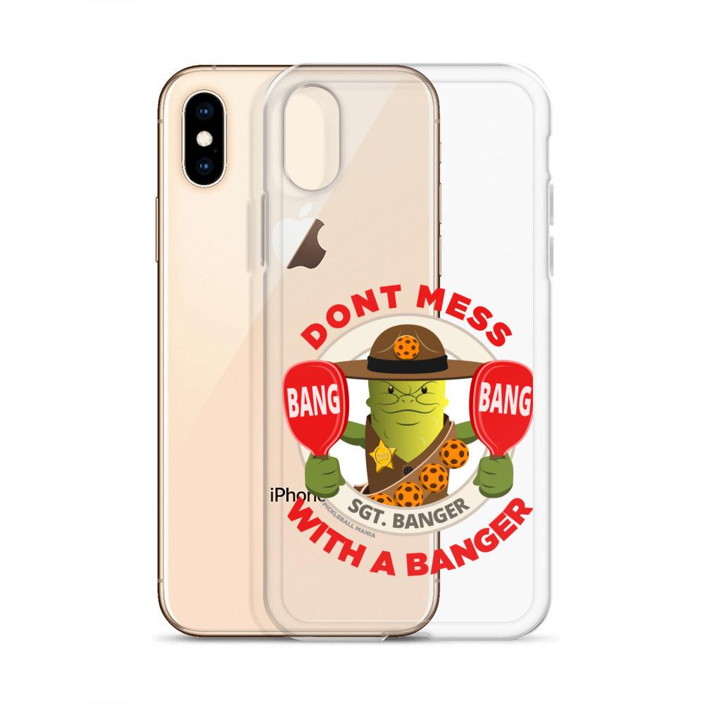 Pickleball iPhone® Case - "Don't Mess with a Banger" - DocDink.com