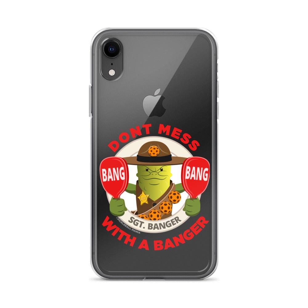 Pickleball iPhone® Case - "Don't Mess with a Banger" - DocDink.com