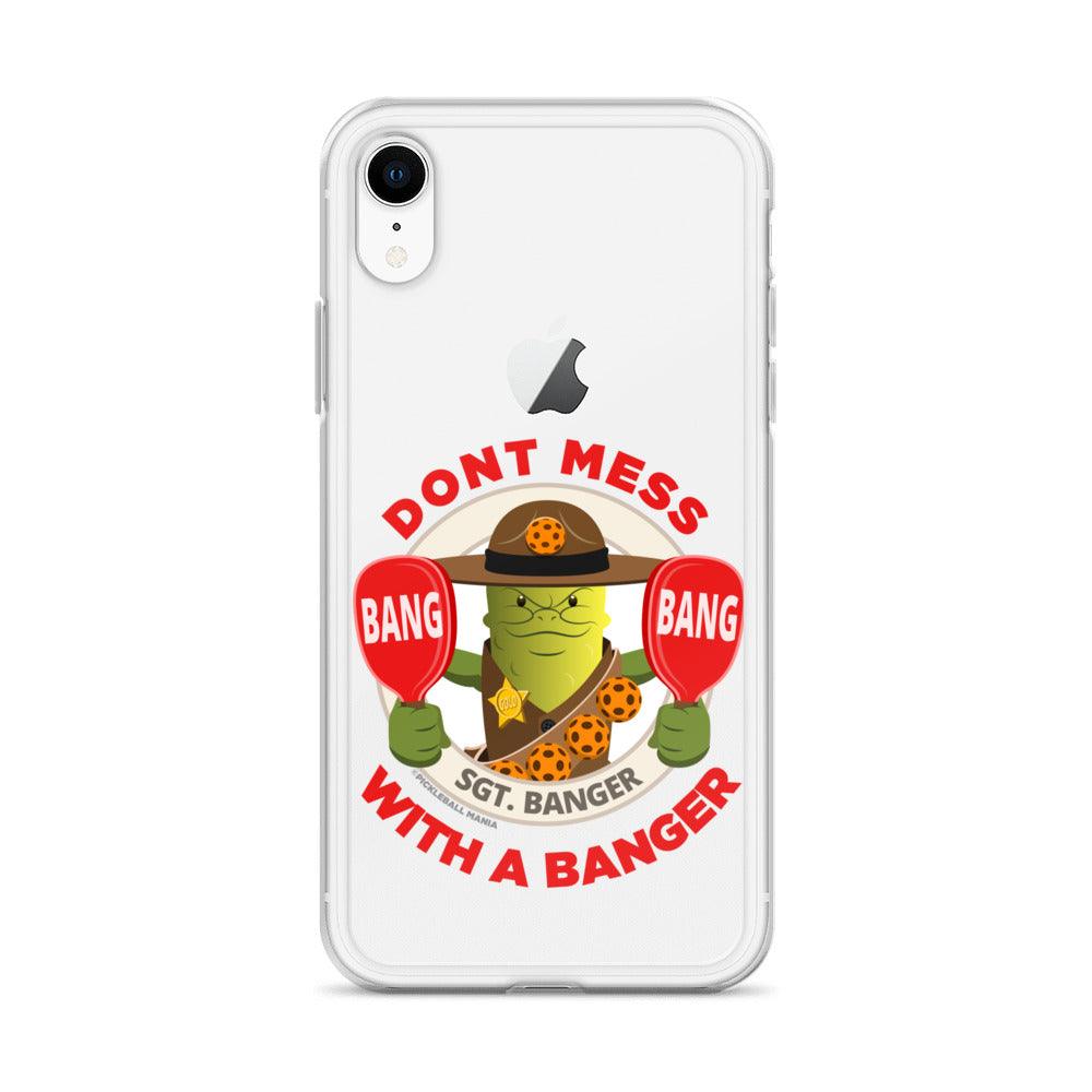 Pickleball iPhone® Case - "Don't Mess with a Banger" - DocDink.com