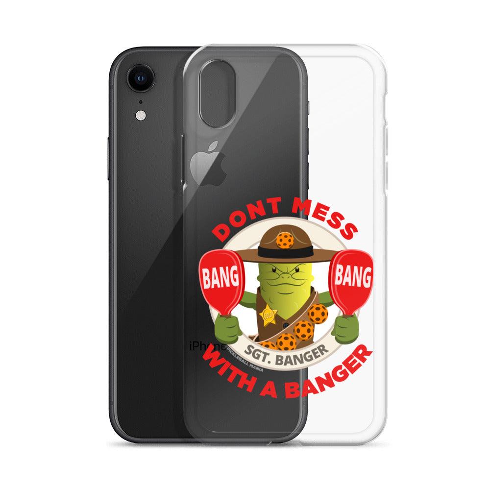 Pickleball iPhone® Case - "Don't Mess with a Banger" - DocDink.com