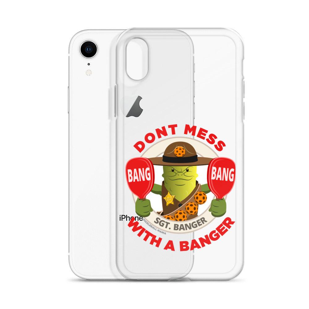 Pickleball iPhone® Case - "Don't Mess with a Banger" - DocDink.com