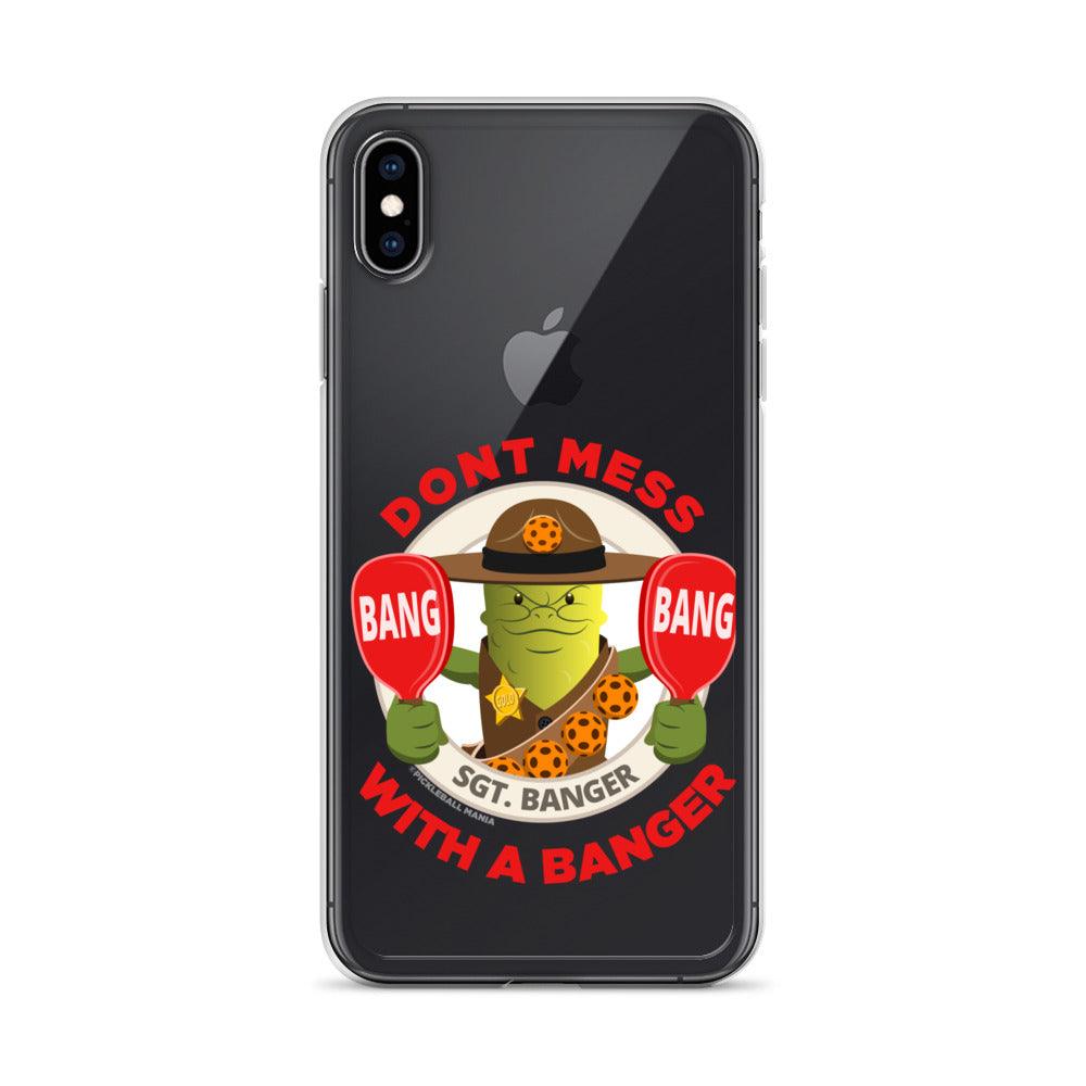 Pickleball iPhone® Case - "Don't Mess with a Banger" - DocDink.com