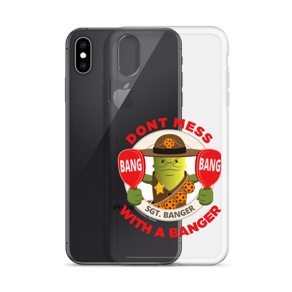 Pickleball iPhone® Case - "Don't Mess with a Banger" - DocDink.com