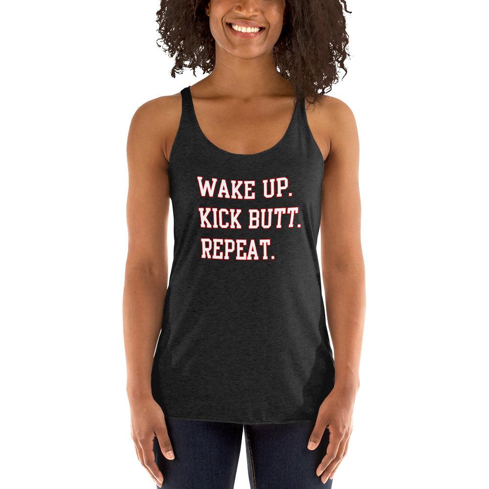 Women's Racerback Tank - "Wake Up!" - DocDink.com
