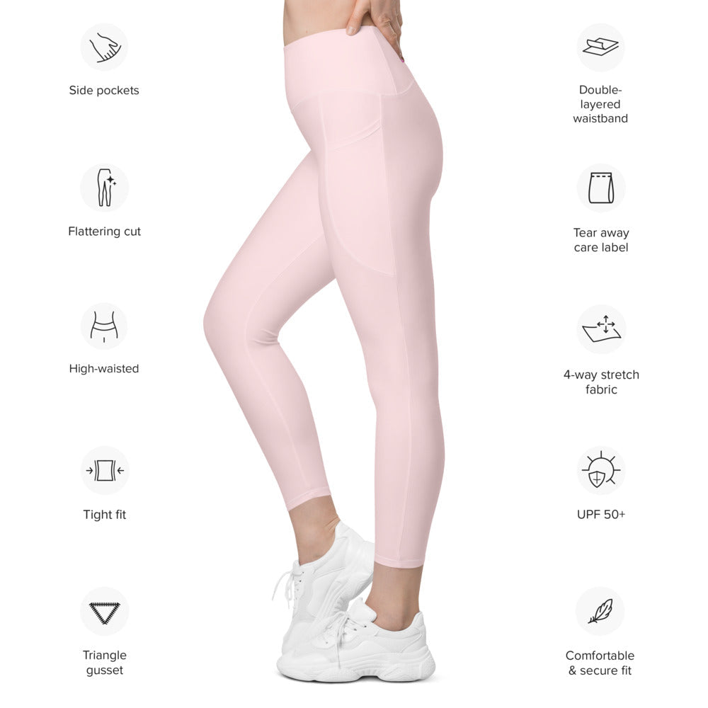 Pickleball Leggings with pockets - Living the Pink Life - #pinkpocket