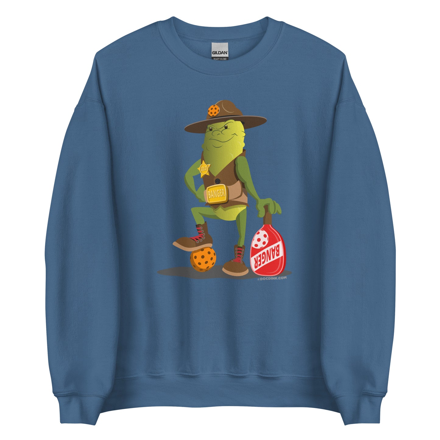 Pickleball Sweatshirt - "Ready to Play!" - Sgt. Banger - DocDink.com