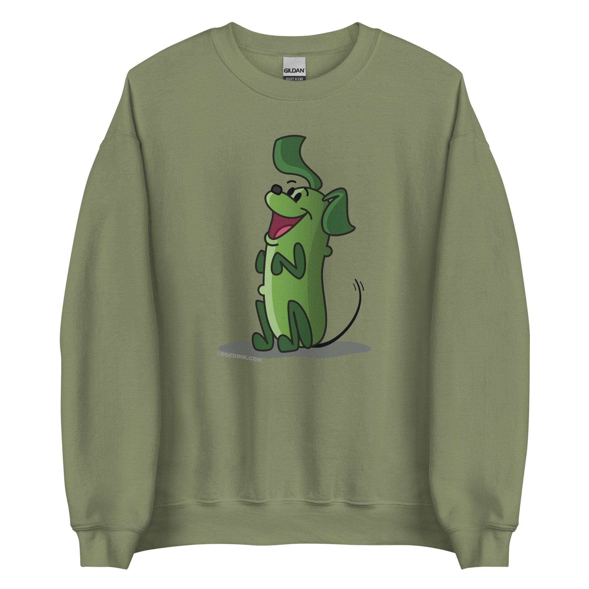 Pickleball Sweatshirt - Pickles "Wanna Play?" - DocDink.com